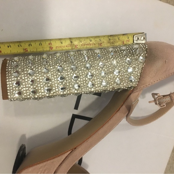 Aldo Nesida Platform Dress Sandal With Jeweled Heels - Picture 8 of 11